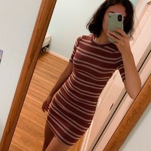 BP Maroon/Burgundy Bodycon Dress